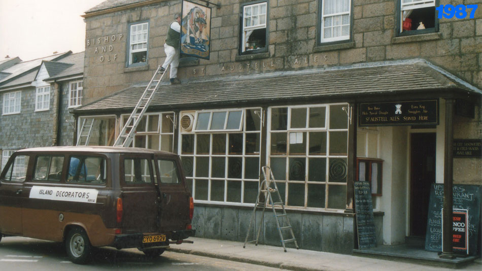 Bishop and Olf in 1987