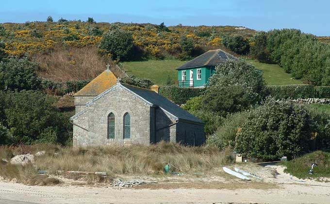 All Saints church on Bryher