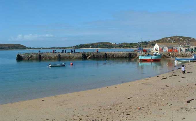 New Grimsby quay on Tresco